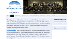 Desktop Screenshot of independence-sinfonia.org