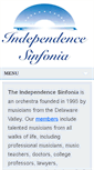 Mobile Screenshot of independence-sinfonia.org